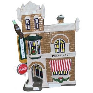 Department 56 Coca Cola Corner Drug Store The Original Snow Village 1995 #5484-4